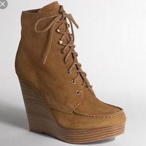 Coach Liana Camel Suede Boot